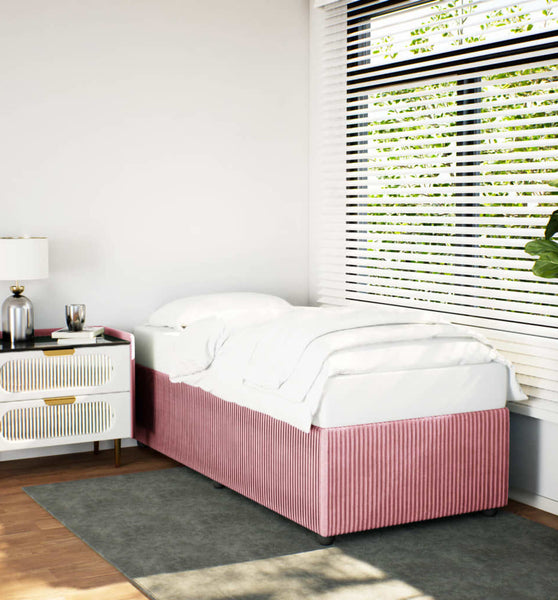 Bettgestell Rosa 90x190 cm Samt