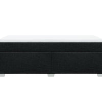 Boxspringbett mit Matratze Schwarz 90x190 cm Stoff