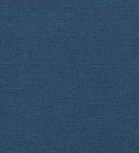 Boxspringbett mit Matratze Blau 100x200 cm Stoff