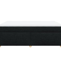 Boxspringbett mit Matratze Schwarz 140x190 cm Stoff