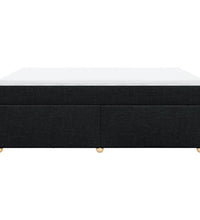 Boxspringbett mit Matratze Schwarz 140x200 cm Stoff