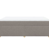 Boxspringbett mit Matratze Taupe 140x200 cm Stoff
