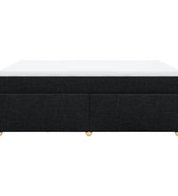 Boxspringbett mit Matratze Schwarz 160x200 cm Stoff