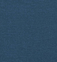 Boxspringbett mit Matratze Blau 180x200 cm Stoff