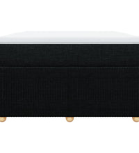 Boxspringbett mit Matratze Schwarz 120x190 cm Stoff