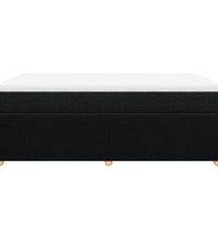 Boxspringbett mit Matratze Schwarz 120x190 cm Stoff