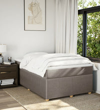 Boxspringbett mit Matratze Taupe 120x190 cm Stoff