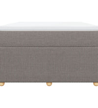 Boxspringbett mit Matratze Taupe 120x190 cm Stoff