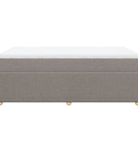 Boxspringbett mit Matratze Taupe 120x190 cm Stoff