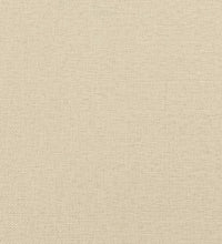 Boxspringbett mit Matratze Creme 120x190 cm Stoff