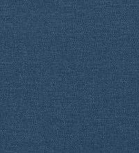 Boxspringbett mit Matratze Blau 120x190 cm Stoff