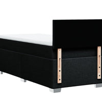 Boxspringbett mit Matratze Schwarz 90x190 cm Stoff
