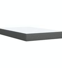 Boxspringbett mit Matratze Dunkelgrau 90x190 cm Stoff