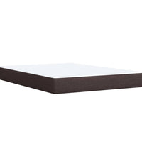 Boxspringbett mit Matratze Dunkelbraun 140x200 cm Stoff