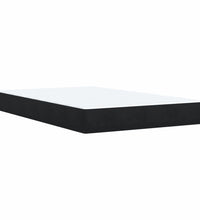 Boxspringbett mit Matratze Schwarz 120x190 cm Samt