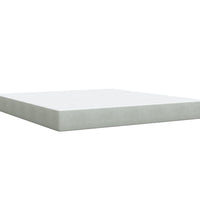 Boxspringbett mit Matratze Hellgrau 180x200 cm Samt