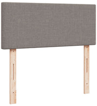 Boxspringbett mit Matratze Taupe 120x190 cm Stoff