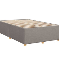 Boxspringbett mit Matratze Taupe 120x200 cm Stoff