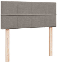 Boxspringbett mit Matratze Taupe 120x200 cm Stoff