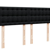 Boxspringbett mit Matratze Schwarz 140x200 cm Stoff