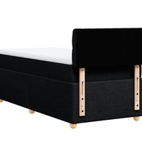 Boxspringbett mit Matratze Schwarz Stoff