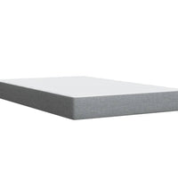 Boxspringbett mit Matratze Hellgrau 120x190 cm Stoff