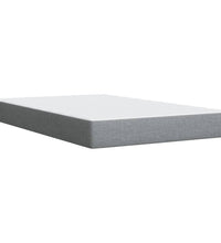 Boxspringbett mit Matratze Hellgrau 120x190 cm Stoff