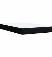 Boxspringbett mit Matratze Schwarz 120x190 cm Stoff