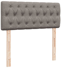 Boxspringbett mit Matratze Taupe 120x190 cm Stoff