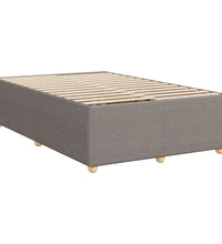 Boxspringbett mit Matratze Taupe 120x190 cm Stoff