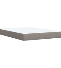 Boxspringbett mit Matratze Taupe 140x200 cm Stoff