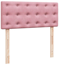 Boxspringbett mit Matratze Rosa 120x190 cm Samt