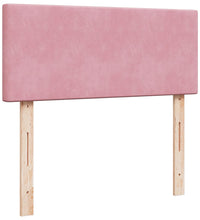 Boxspringbett mit Matratze Rosa 120x200 cm Samt