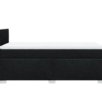 Boxspringbett mit Matratze Schwarz 90x190 cm Stoff