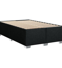 Boxspringbett mit Matratze Schwarz 90x190 cm Stoff