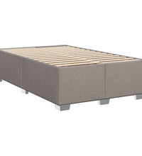 Boxspringbett mit Matratze Taupe 90x200 cm Stoff