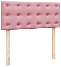 Boxspringbett mit Matratze Rosa 120x190 cm Samt