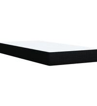 Boxspringbett mit Matratze Schwarz 100x200 cm Stoff