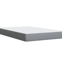 Boxspringbett mit Matratze Hellgrau 120x190 cm Stoff