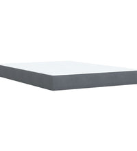 Boxspringbett mit Matratze Dunkelgrau 140x200 cm Samt