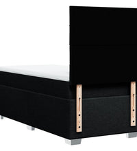 Boxspringbett mit Matratze Schwarz 90x190 cm Stoff