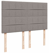 Boxspringbett mit Matratze Taupe 140x200 cm Stoff