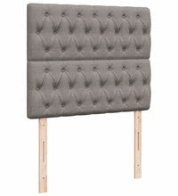 Boxspringbett mit Matratze Taupe 120x190 cm Stoff