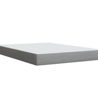 Boxspringbett mit Matratze Hellgrau 140x190 cm Stoff