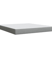 Boxspringbett mit Matratze Hellgrau 180x200 cm Stoff