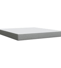 Boxspringbett mit Matratze Hellgrau 180x200 cm Stoff