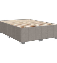 Boxspringbett mit Matratze Taupe 140x200 cm Stoff