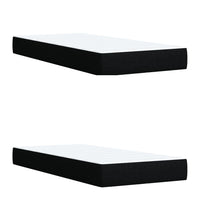 Boxspringbett mit Matratze Schwarz 200x200 cm Stoff