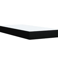 Boxspringbett mit Matratze Schwarz 100x200 cm Stoff