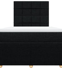 Boxspringbett mit Matratze Schwarz 120x190 cm Stoff